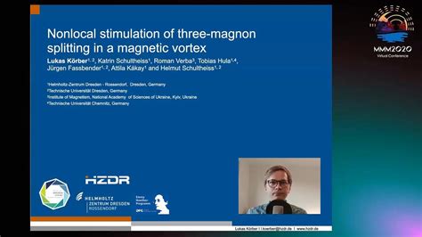 Underline Nonlocal Stimulation Of Three Magnon Splitting In A