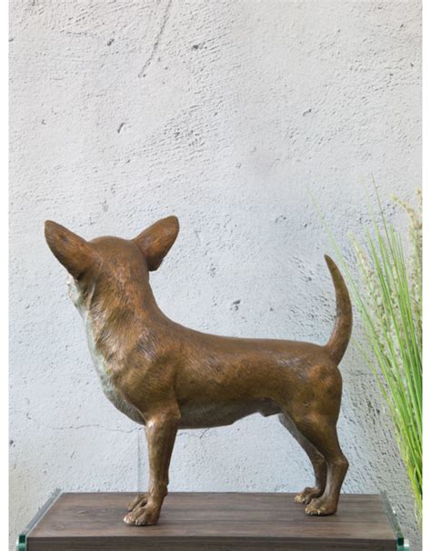 Chico Stehender Chihuahua Bronze Brontique