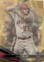 Mike Trout 2022 Bowman S Best 14 Gold Lava Refractor 75 Price Guide