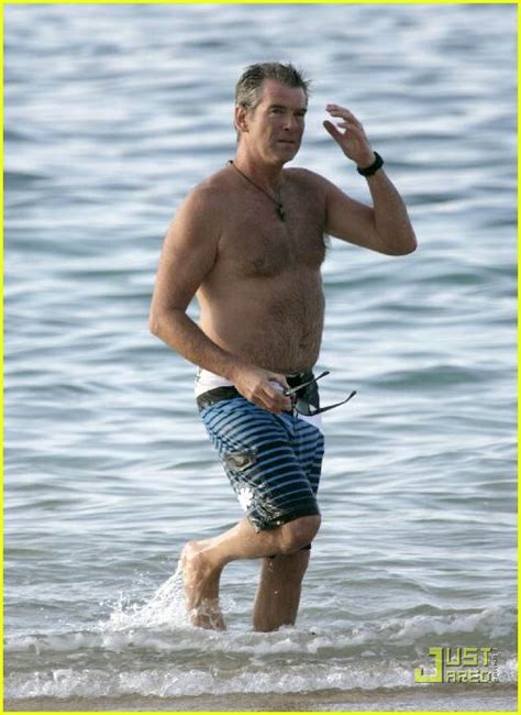 Pierce Brosnan Is Shirtless Wife In Bikini Photo Photos