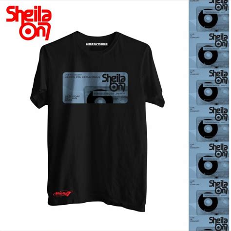 Kaos Sheila On 7 Tunggu Aku Di Jakarta Konser Series Putih Navy Hitam