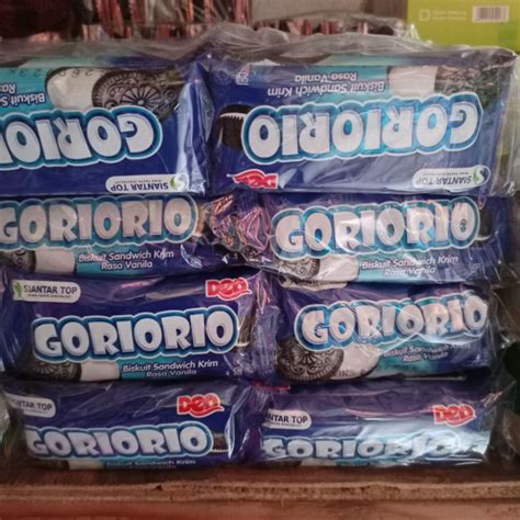 Jual Goriorio Biskuit Sandwich Krim Rasa Vanila Isi Pcs Shopee