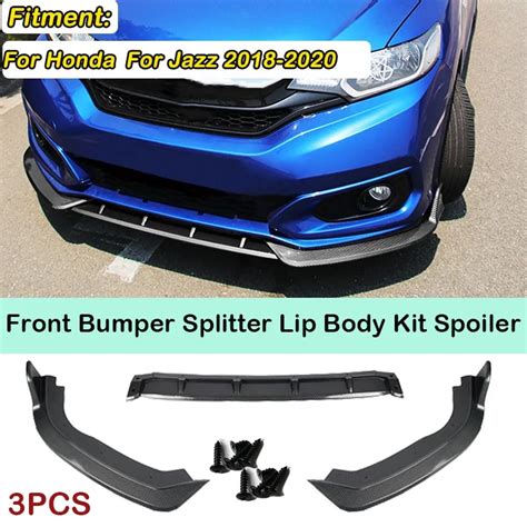 Good Quality New Pcs Car Front Bumper Splitter Lip Body Kit Spoiler