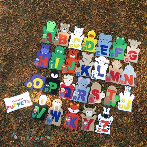 Alphabet Puppet Set Products Swak Embroidery