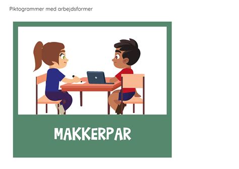 Store Piktogrammer Arbejdsformer 5 Indskoling Og Mellemtrin