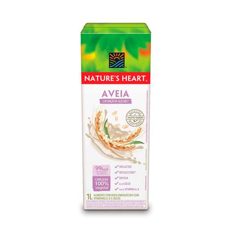 Bebida Vegetal Natures Heart Aveia 1l Supermercados Pague Menos