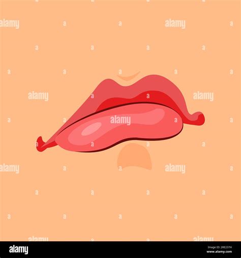 Pursed lips vector illustration Stock Vector Image & Art - Alamy