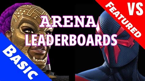 Spider Man 2099 And Jabari Panther Arena Round 1 Leaderboards Marvel Contest Of Champions