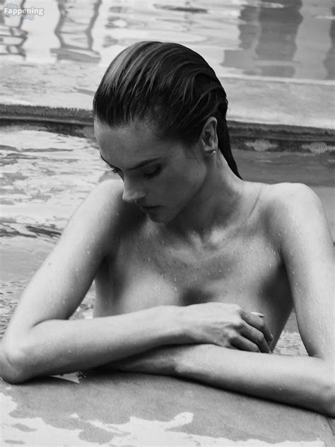 Alessandra Ambrosio Poses Naked In The Pool 7 Photos TheFappening