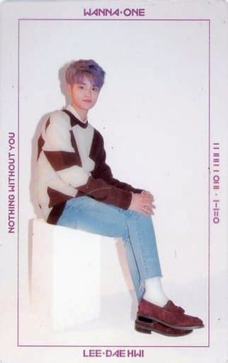 駿河屋 Wanna One イ・デフィ Lee Dae Hwi 透明 Cd「1 1 0 Nothing Without You 【one