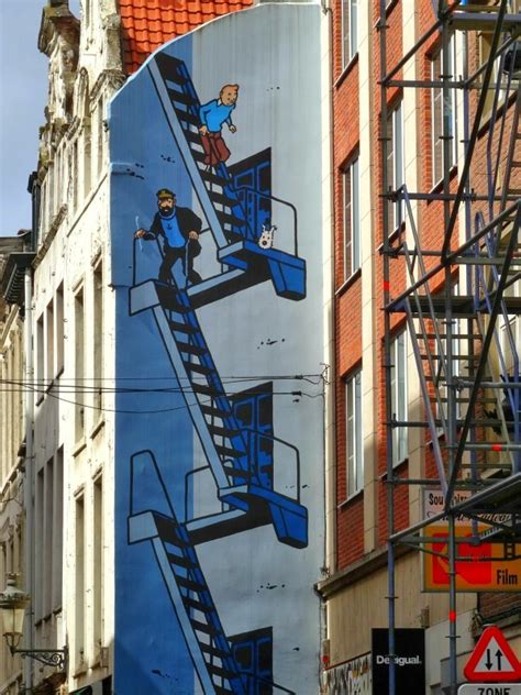 Brussels Street Art - Comics to Music Icons * The World As I See It