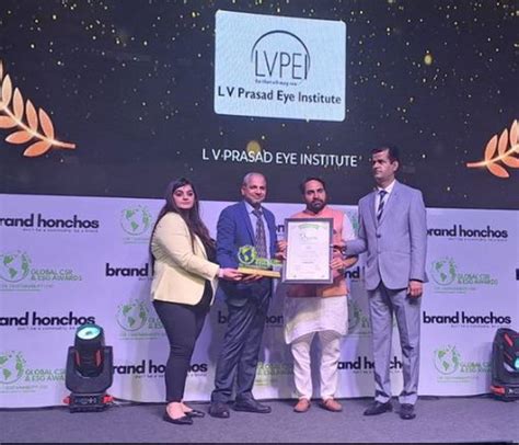 Hyderabads LV Prasad Eye Institute LVPEI Has Achieved Recognition As