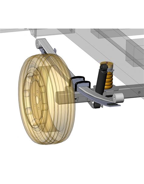 Rear Suspension Kit With Reinforced Leaf Springs And Reinforced Extend