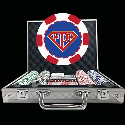 Premium Custom Poker Chip Set - 6 Stripe Deluxe