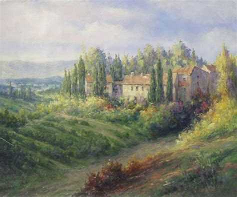 Oil Paintings Tuscany - 36 For Sale on 1stDibs