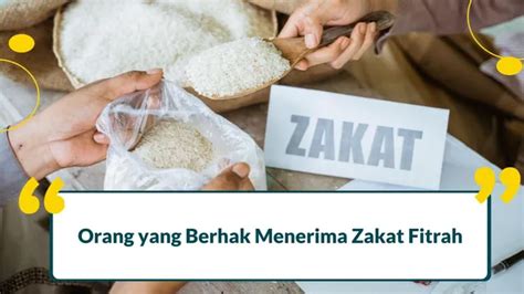 8 Golongan Orang Yang Berhak Menerima Zakat Fitrah Blog Evermos