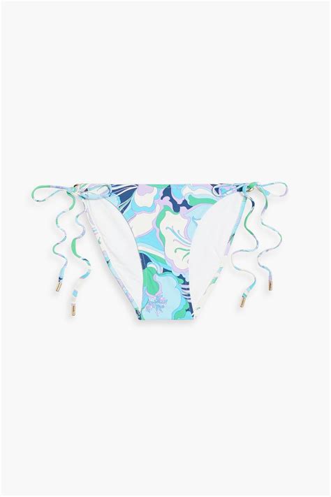 MELISSA ODABASH Key West Printed Bikini Briefs THE OUTNET