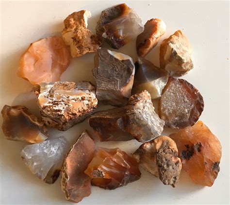 Carnelian Natural Raw Stone Healing Crystals And Stonesa Etsy