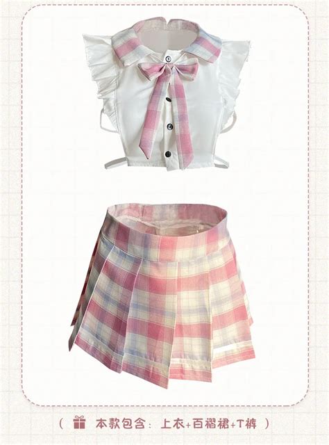 Japanese Student Uniform Set Campus Cosplay School Girl Suit Nightclub Passion Sexy Lingerie