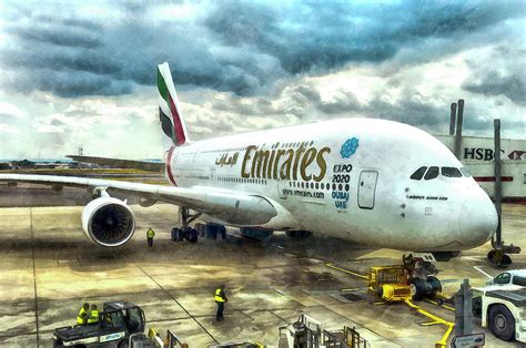 Emirates A380 Airbus Art Photograph By David Pyatt Fine Art America