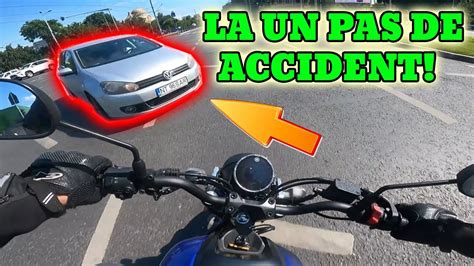 MOTOCICLISTI VS IDIOTI 65 LA UN PAS DE ACCIDENT YouTube