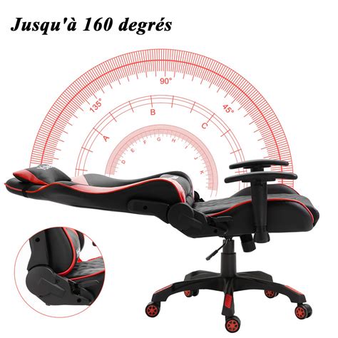 Yoleo Chaise Gaming Fauteuil De Bureau Gamer Chaise De Bureau