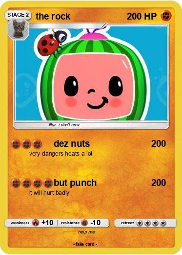 Pokémon the rock 925 925 - dez nuts - My Pokemon Card