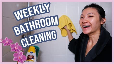 Clean My Bathroom With Me Weekly Cleaning Tips Youtube