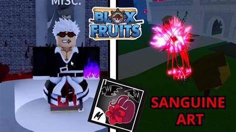 Como Pegar Sanguine Art No Blox Fruits Youtube