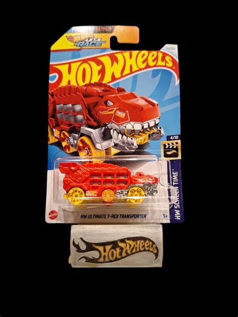 Hot Wheels HW Screen Time HW Ultimate T Rex Transporter Neu Und
