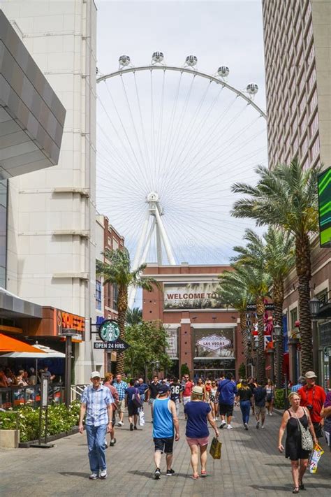 The Ferris Wheel at the Linq Hotel in Las Vegas - LAS VEGAS - NEVADA ...