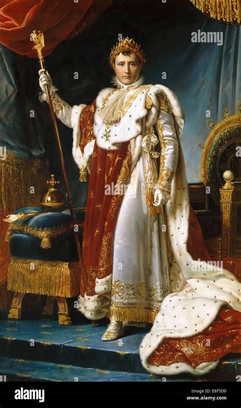 Portrait Of Emperor Napol On I Bonaparte In His Coronation