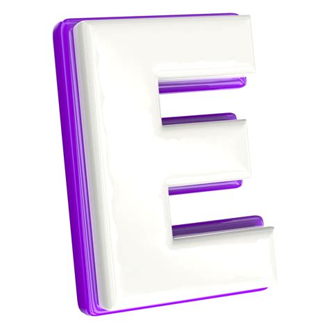 Letter 3d Render 24340613 Png