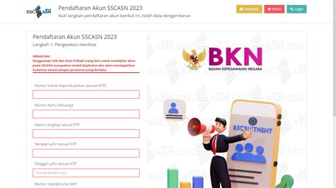 Langkah Langkah Pembuatan Akun Di Sscasn Jangan Sampai Keliru Blog