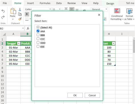 Cara Membuat Kolom Filter Di Excel Drive Hongkoong