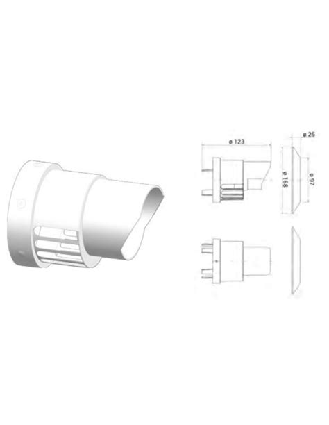 Terminal Coaxial Pph Cabel Muro Corto Mm