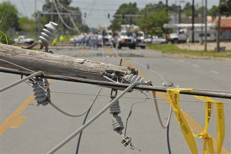 Danger Surrounds Downed Power Lines - Current Light Flashes - West ...