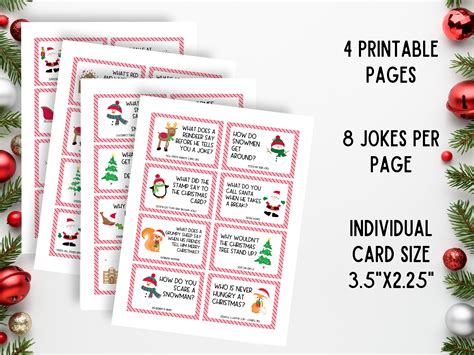 Christmas Jokes for Kids, Printable Lunchbox Jokes, Advent Calendar ...