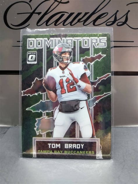 Panini Donruss Optic Tom Brady Dominators Very Rare Card Dm Tb Ebay