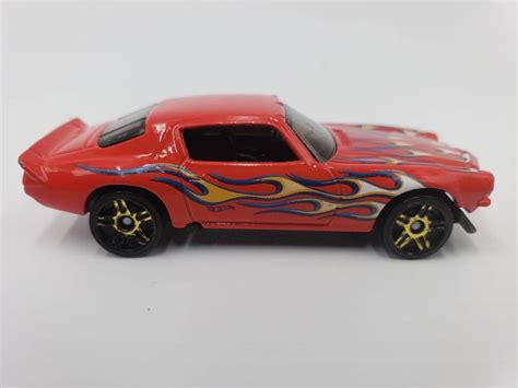 Hot Wheels Camaro Red With Flames Etsy