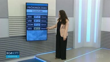 Boa Noite Paraná Temperaturas despencam em todas as regiões Globoplay