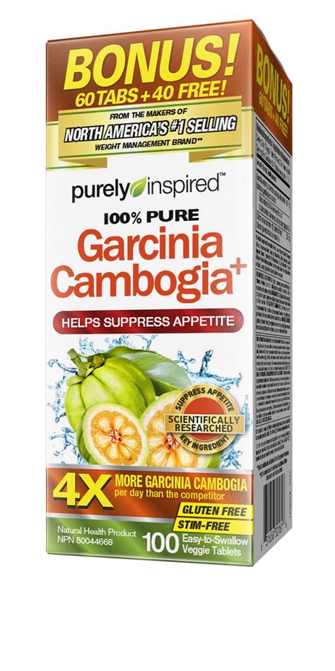 Purely Inspired Garcinia Cambogia Veggie Tablets Walmart Canada