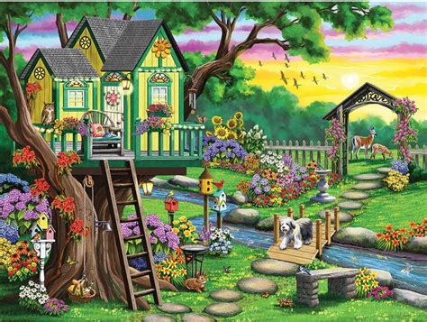 Domek Na Drzewie Puzzle Online