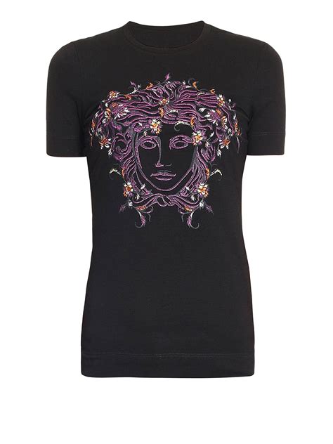 Versace Medusa Embroidery T Shirt T Shirts A76282a213311a1008