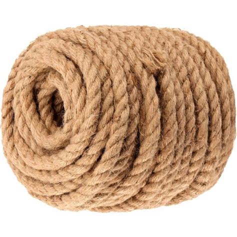 Corde De Jute Naturelle Torsad E Brins M X Mm Corde De