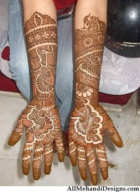 Structured Modern Bridal Mehndi Design Modern Bridal Mehndi Designs