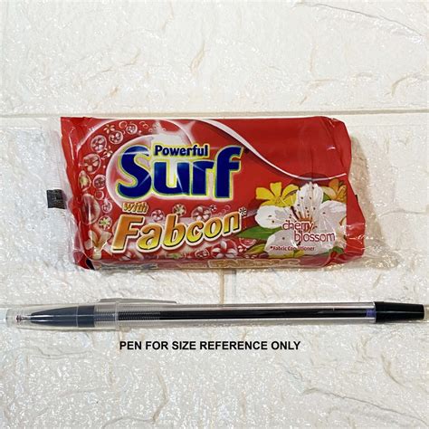 Surf Bar Detergent 120g Red Cherry Blossom Purple Bloom Oxybubbles Soap