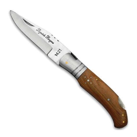 LAGUIOLE BOUGNA Laguiole Bougna 5880 Hiker Hunting Knife Teak