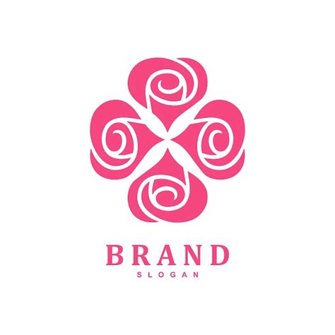 Hermosa Plantilla De Logotipo De Rosas Para Su Marca O Negocio