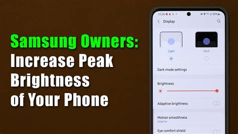 Increase Maximum Display Brightness On Any Samsung Galaxy Smartphone